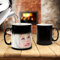 Magic Mug - Personalised heat Changing Coffee & Tea Mug with YOUR PHOTO! (11oz / 325ml, Black/Changing) (11oz, Black/Changing)