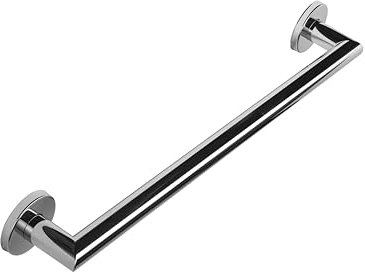 Croydex Moderne Edelstahl Haltegriff mit Unterputzarmaturen, Chrom, 60 cm