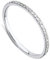 Orovi Damen-Ring Memoire Hochzeitsring Weißgold 9 Karat (375) Brillianten 0.27 carat Verlobungsring Diamantring