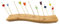 BambooMN 12 x 3 Bamboo Skewer Holder Food Display S-Wave Bamboo Skewers Stand w/ 20 Holes, Natural Colour - 1 Piece