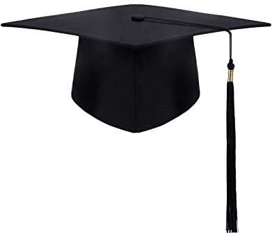 Synchain Abschluss Hut Unisex Doktorhut Graduation Cap - Graduation Hut im Universalgröße,Verstellbar Bachelor Absolventenhut für Abschlussfeiern vom Studium, Universität, Hochschule, Abitur
