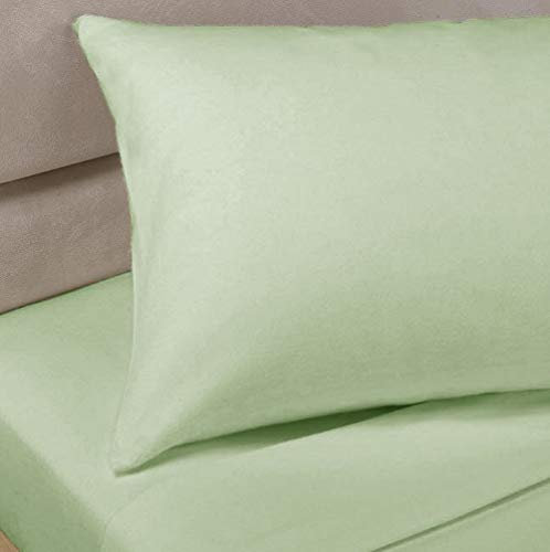 Bedding Heaven Spannbettlaken, Perkal, 61 cm grün Ideal für Etagenbett, Einzelbett und Wohnwagen.