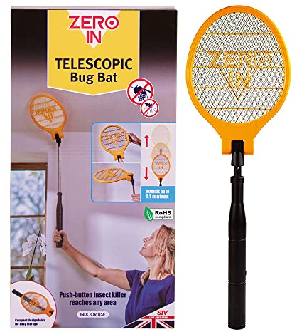 Zero In STV883 - Bate telescópico para insectos, multicolor, 30,0 cm x 4,3 cm x 21,5 cm