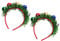 ABOOFAN 2 Stück Weihnachts-Haarreifen mit bunten Christbaumkugeln, Quaste, Stirnband, Requisite, Haar-Accessoires, Goodie Bag Füllstoffe für Erwachsene und Kinder