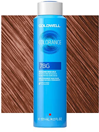 7BG Mittelblond beigegold Goldwell Colorance Warm browns can 120ml