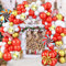 Weihnachts Luftballons, FainFun Zuckerstangen Deko, Folienballons Weihnachten, Ballonbogen für Weihnachten Dekoration (B)