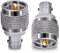 TUOLNK BNC Buchse auf UHF PL259 Stecker RF Koaxialadapter SO239 Stecker auf BNC Buchse Koaxialstecker für Verlängerungskabel 2St