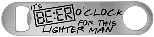 Its Beer Oclock for This Lighter Man Personalised Beer Bottle Opener Gift