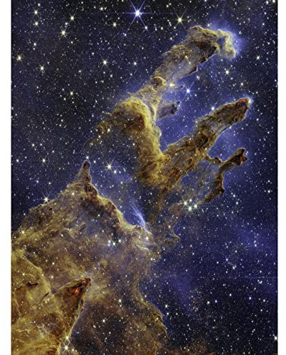 Artery8 NASA James Webb Space Telescope Pillars of Creation Eagle Nebula Extra Large XL Wall Art Poster Print