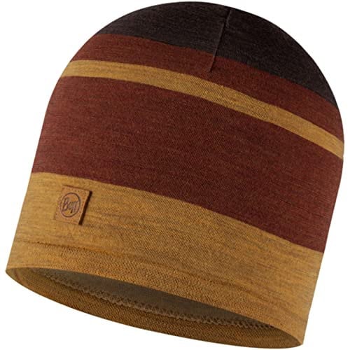 Buff Merino Move Beanie, One Size, Mustard
