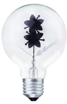 Equirider Ampoule vintage E27 veilleuse G80-Rose & Flower & I-Love-You vacances mariage décor de noël pour suspension