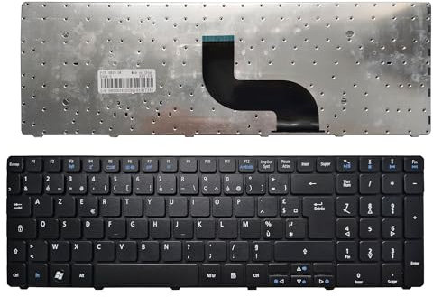 Clavier d'ordinateur Portable Compatible avec Acer Aspire 5810 5536 5738 5551 5552 5740 5336 5741 5810T 5810TG 5810TZ 5742G 5742Z 5738Z Disposition française