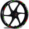 HIMNIL Für Aprilia DORSODURO 750 Factor Racing GPR APR RSV RS4 Tuono SR50 Motorrad-Radaufkleber, Reflektierender Aufkleber Felgenaufkleber (Color : 6)