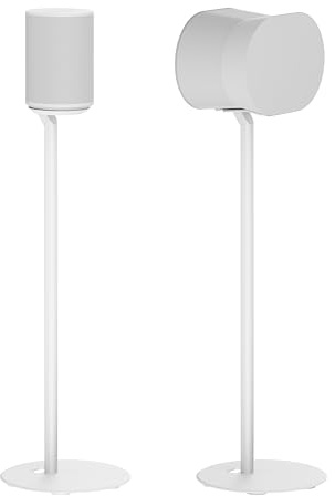 ynVISION.Design Paire de Pieds au Sol à Hauteur Fixe compatibles avec | Support de sol à hauteur fixe pour Sonos Era 100, 100 SL et Era 300, vendu par paire, 71,6 cm de haut sans haut-parleur