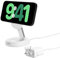 Belkin BoostCharge Pro 15W convertible magnetic wireless charging stand,MagSafe compatible fast Qi2 wireless charger,magnetic fast charger for iPhone 16/15/14/13, AirPods Pro, 20W plug incl. - White