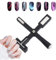WishesMar Nail Art Werkzeug Magnetstift Multifunktion DIY Magic 3D Magnet Stick Set Verwendung mit Cat Eye Gel oder Nagellack - Magnetische Stift Katze Eye Pen für Ideal Katzenaugen Magische Effekt