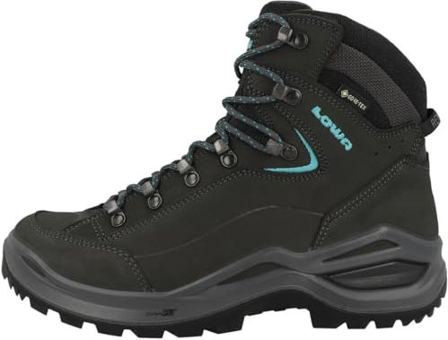 Lowa Renegade EVO GTX MID Ws Sportschuhe Damen Wanderschuh Grau Freizeit, Schuhgröße:EUR 42.5 | UK 8.5