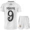 KISRAS R. Madrid Mbappe #10 Heim 2025/2026 Fußball Kinder Trikot Shorts Geschenk Set Jugendgrößen (Weiß,164)