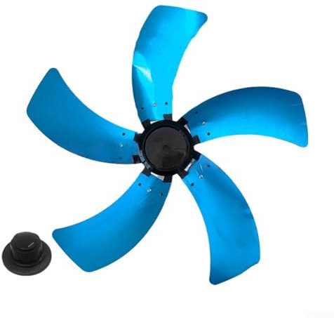 Pieza de repuesto de aspas de ventilador eléctrico para ventilador de pedestal de pie de 18 pulgadas o ventilador de mesa, aluminio de 5 aspas para ventilador eléctrico para el hogar, pieza de