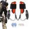 Fruusv Tree Climbing Harness Kit, Professional Climbing Spikes, Heavy Duty Tree Spikes, Tree Climbing Accessories, Adjustable Tree Climbing Gear, Outdoor Climbing Spikes for Tree