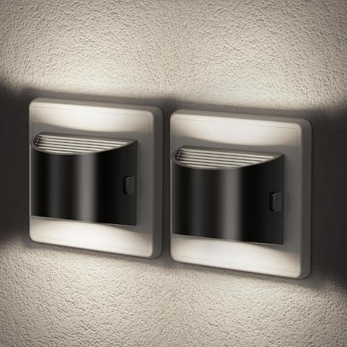 JandCase Steckdosennachtlicht mit automatischem Dämmerungssensor, 2 Stück nachtlicht steckdose dimmbar, Ideal für Kinderzimmer, Flur, Schlafzimmer, Badezimmer