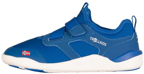 Trollkids Kids Bergen Barefoot Hiker 26, Harbor Blue/Aqua Haze
