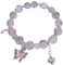Couawaticy Heilung Kristalle Link Armband Lager natürliche Edelsteine Armband Perlen elastische Geschenke 925 Mode Geburtstagsgeschenke verstellbare Freundschaft Armbänder für Mütter, One Größe, van