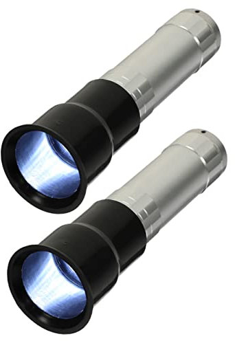 Toddmomy 2pièces Testeur Œufs LED Portable Lampe De Candling pour Incubation Avicole avec Lumière Brillante Et Sécurisée Outil Observation pour Vérification De Développement des