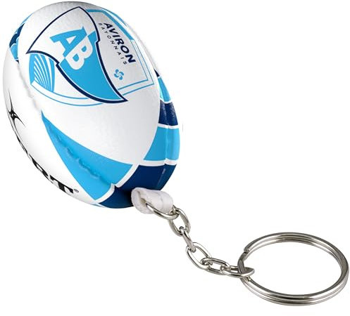Gilbert Porte-clefs Ballon de Rugby Bayonne - Collection Officielle Aviron Bayonnais
