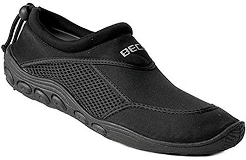 BECO chaussure aquatique chaussures de bain chaussons d'eau chausson de sport pour femme et homme divers couleurs - noir - 47