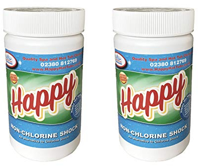 Happy Hot Tubs Quality Non Chlorine Shock 2kg Hot Tub Pool FOR CHLORINE AND BROMINE USERS