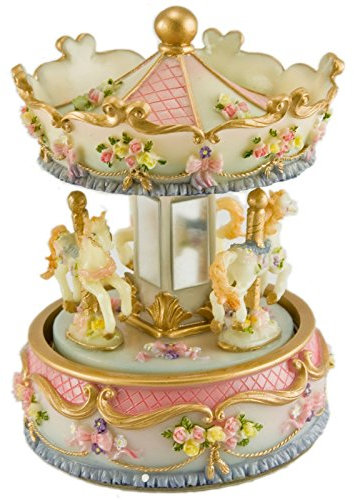 Musicbox World Musikspieluhr Karussell, Blau