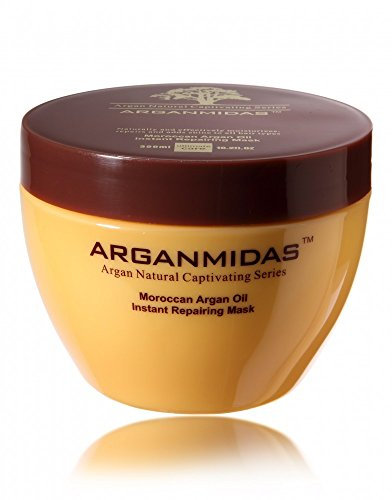 Arganmidas Moroccan Arganöl Feuchtigkeits Intensiv- und Repair Maske 300 ml – regenerierende und pflegende Haarkur