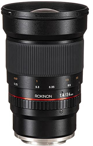 Rokinon 24 mm F1.4 ED AS IF UMC Weitwinkelobjektiv für Sony E-Mount (NEX) Kameras (RK24M-E)