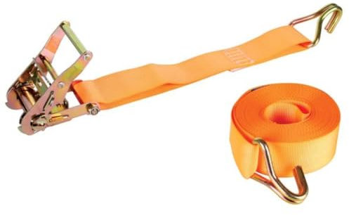 Perel ARAT5 Sangle d'arrimage avec tendeur à cliquet avec crochets max 1000 kg 9 m x 50 mm