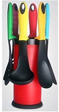 Royalty Line 6 PCS Utensile Cucchiaio e Un Coltello con Supporto manopola