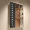 390 x 500 mm Modern Slim Illuminated Battery LED Bathroom Mirror MC145