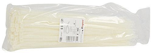 Legrand Collier 031831 – collarin Blanc 7,6 x 360