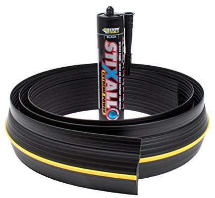 Weather Defender Heavy Duty 2.6m Garage Door Floor Seal Strip with Adhesive