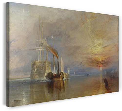 Printed Paintings Leinwand (100x70cm): William Turner - The Fighting Temeraire