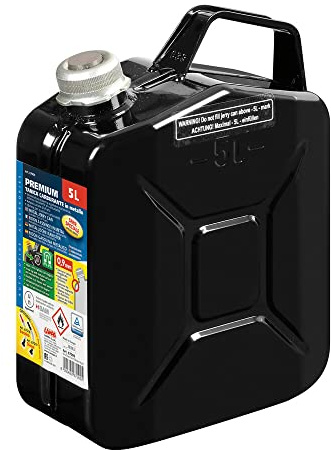 LAMPA 67009 Reservekanister 5L Benzin Diesel Normal (91) bleifrei schwarz