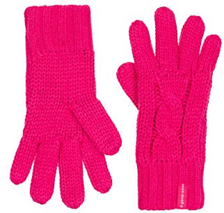 Döll® Mädchen Strick Finger-Handschuhe, Größe:2, Präzise Farbe:Pink