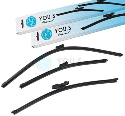 YOU.S SCHEIBENWISCHER SET VORNE + HINTEN 650 + 450 + 330 mm (3 Stück)