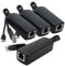 ANVISION 4-Pack Gigabit PoE Splitter, 5V 2.4A Micro USB, IEEE802.3Af Compliant, for Raspberry Pi 3B+, IP Camera and more