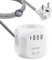 LENCENT Cube rallonge multiprise 2M avec 4 Prises AC, 3 USB et 1 Type C, Protection Contre Les surtensions pour rallonge électrique avec Interrupteur pour Maison, Cuisine, Bureau, Tressé Câble