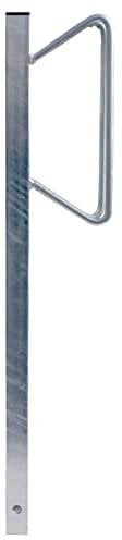 Fahrradständer, 2er-Set, einseitige Nutzung, zum Einbetonieren, aus Stahl, feuerverzinkt, Haltebügel Ø 12 mm, Überflur 500 mm