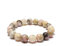 Bracelet en OPALE ROSE DES ANDES de qualité A - Perles rondes de 8mm- Pierre naturelle - Bijou Artisanal (15cm)