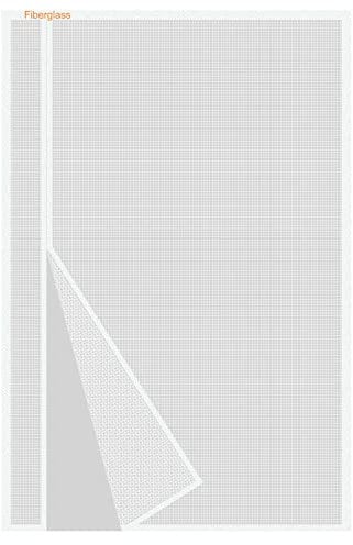 Risareyi Zanzariera Magnetica Apertura Laterale 90x215cm, Bianco Vetroresina Rete Molto Resistente Traspirante, Tenda con Calamita Zanzariera Porta Finestra per Balcone Chiusura Automatica