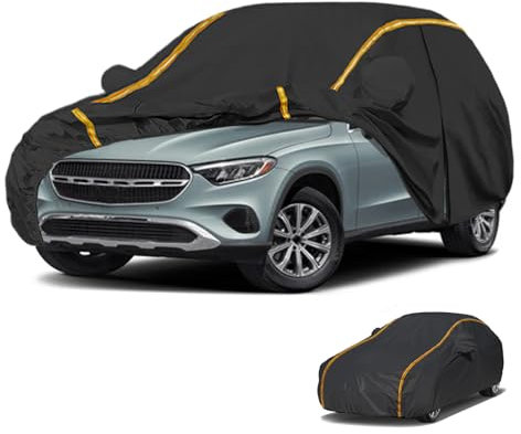 Autoabdeckung für Mercedes GLA(2013-24) Auto abdeckplane Wasserdicht,UV-beständige,Kratzfeste,Winddichte Autoabdeckung, langlebig Autoabdeckung Outdoor