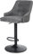 ALPHA HOME Höhenverstellbarer drehbarer Barhocker, Barstuhl, Thekenhocker, PU-Leder mit Rückenlehne und Fußstütze, Umarmungsgefühl, Thekenhocker für Küche, Café, Büro